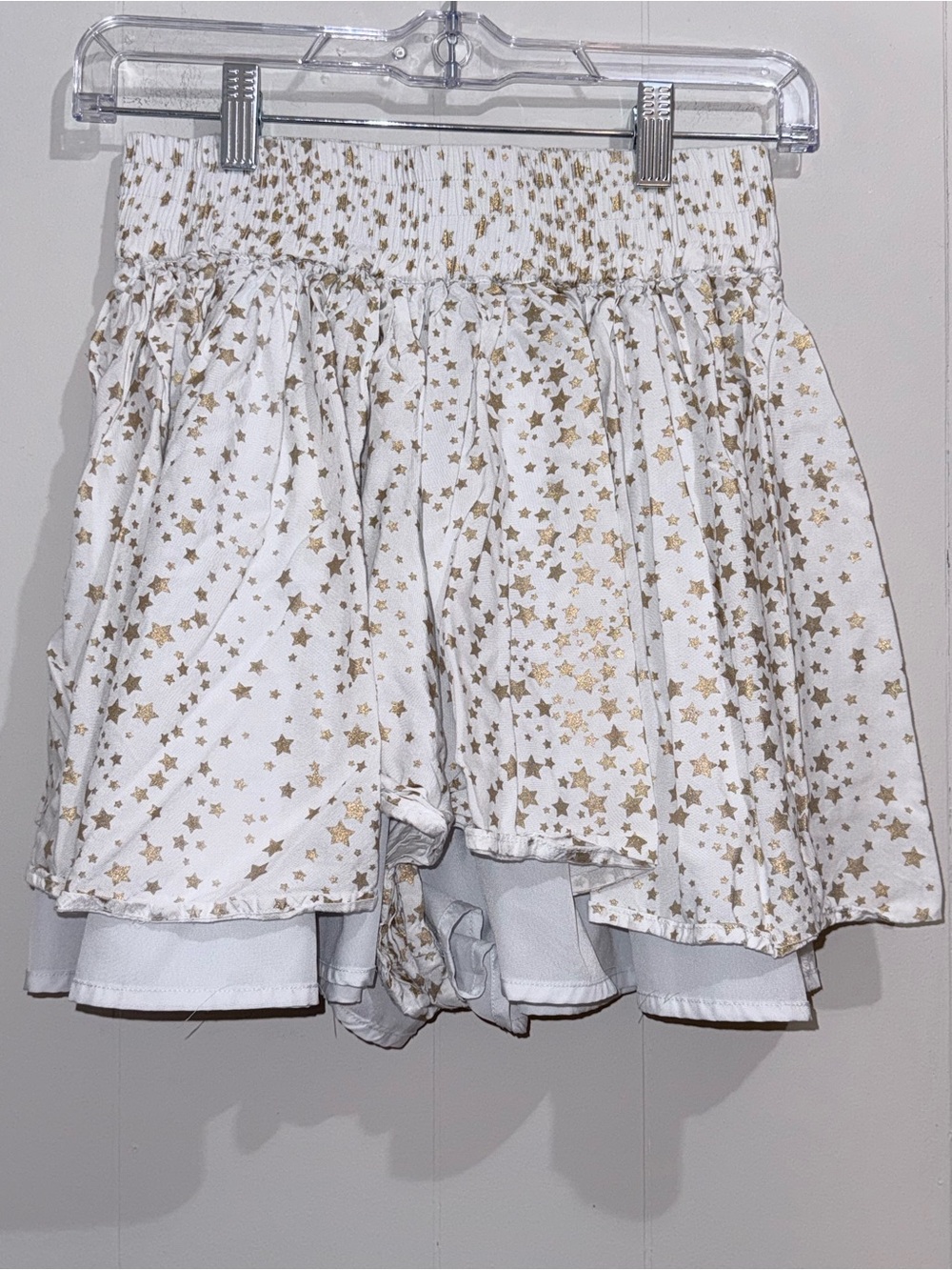 Emily McCarthy Starry Night Skort in White Gold Size XS EUC